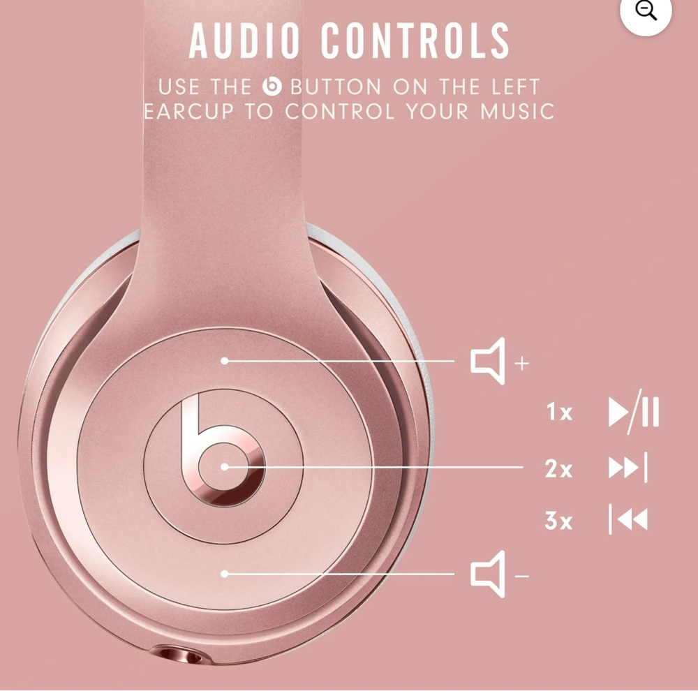 Beats by Dr. Dre Solo3 Rose Gold - Picture 5 of 13